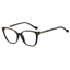 Women's Retro Black Round Eyeglass Frames