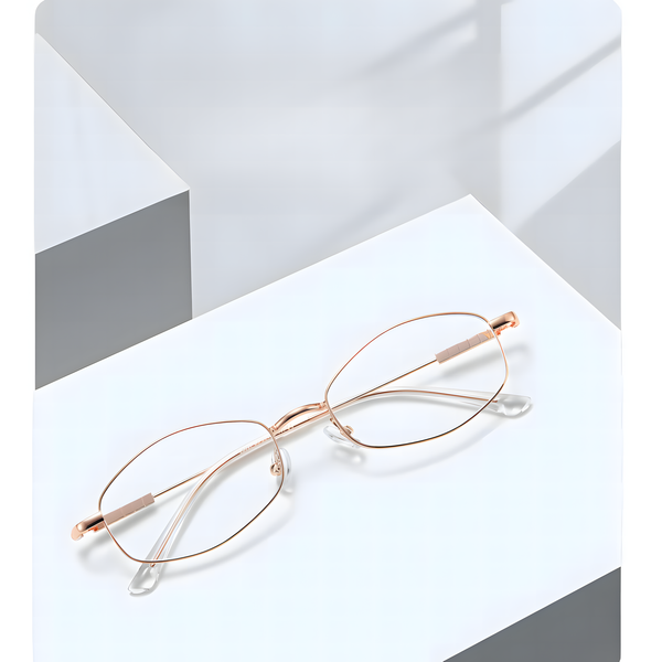 Hexagon Fashion Ultra-light Eyeglass Frames for Women