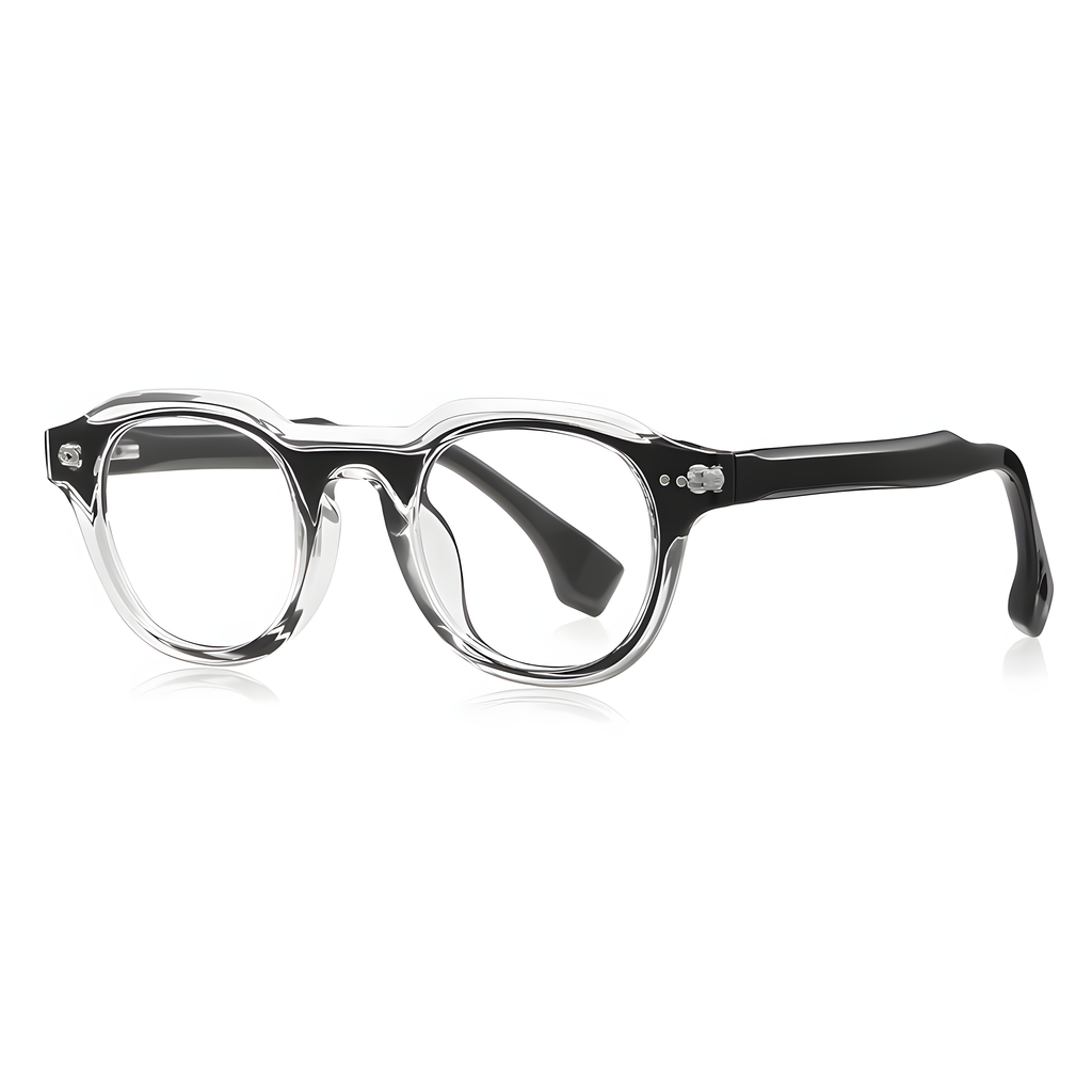 Women's TR90 Acetate Round Glasses Frames