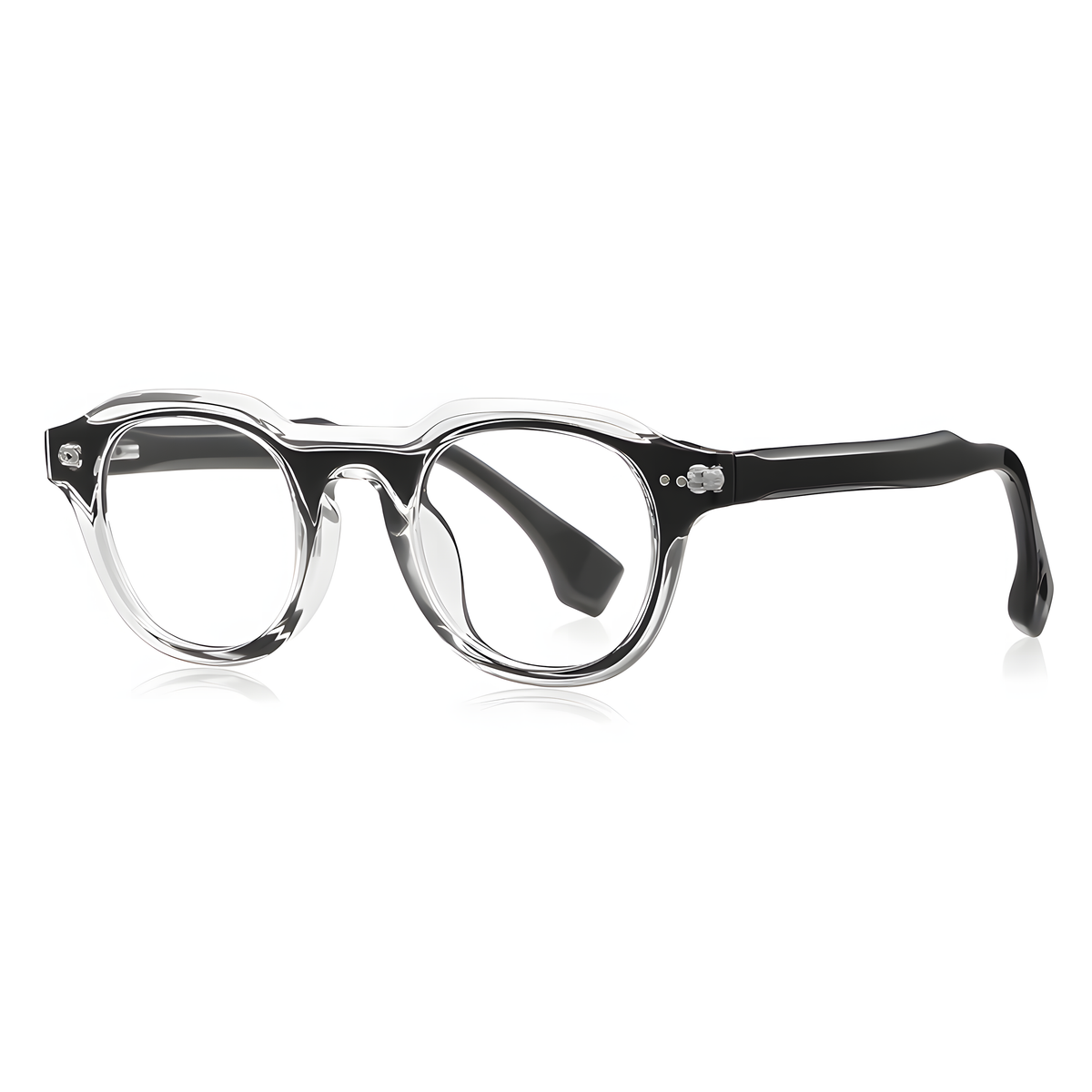 Women's TR90 Acetate Round Glasses Frames