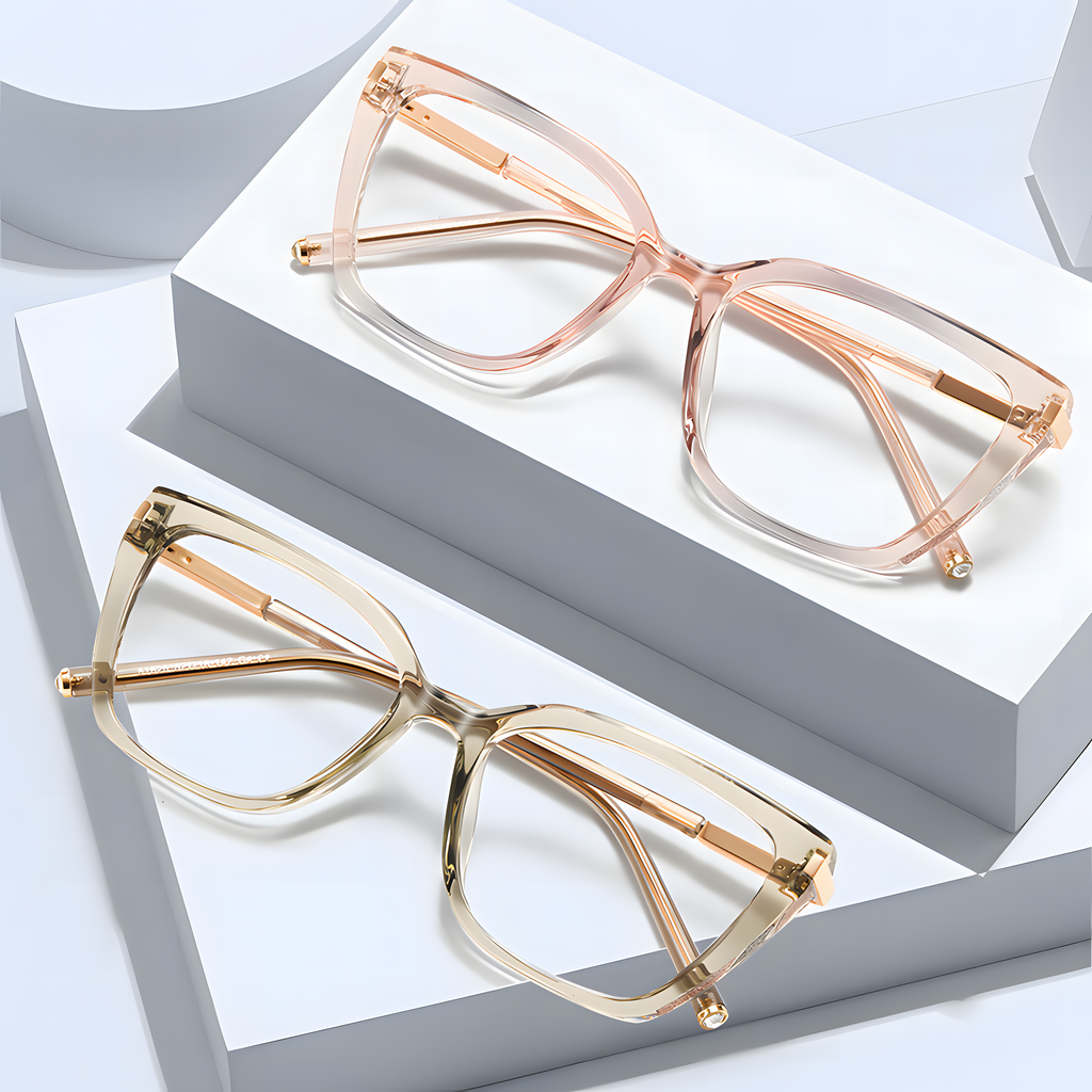 Women's TR90 Large Frame Glasses