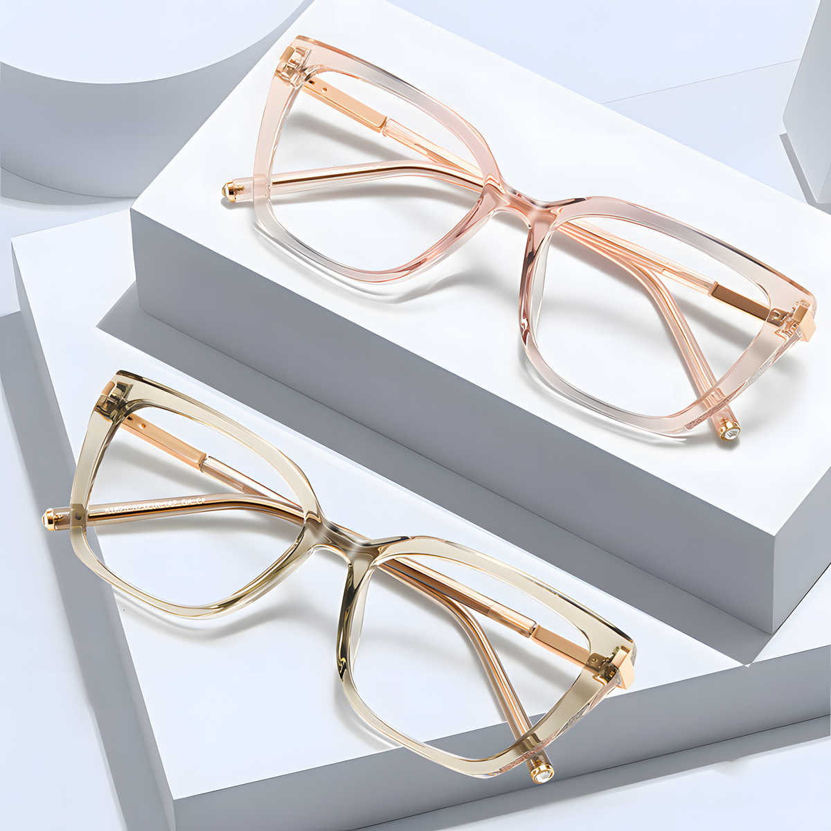 Women's TR90 Large Frame Glasses