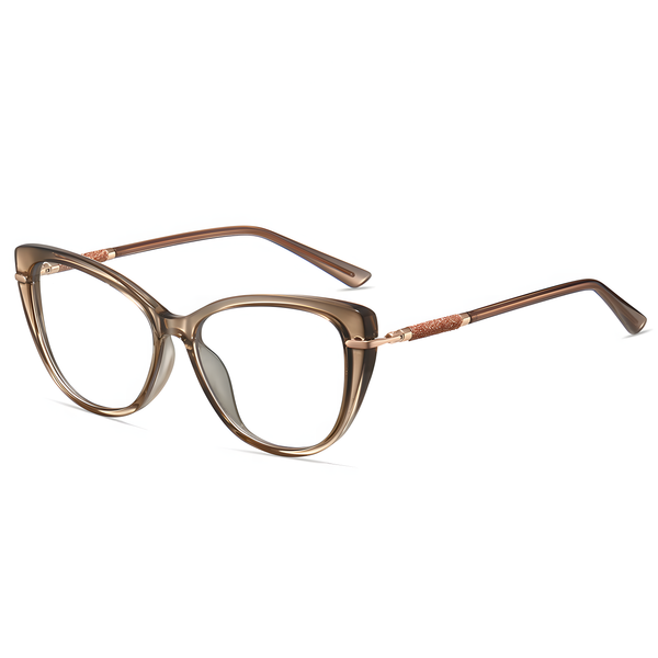 Women's Cat-eye TR90 Fashion Glasses |   Trendy Metal Frame for Women |   IRISHARP
