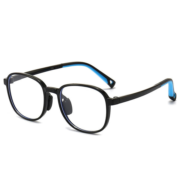 Kids Blue Light Round Glasses – Large Flexible TR90 Frame for Children |   IRISHARP