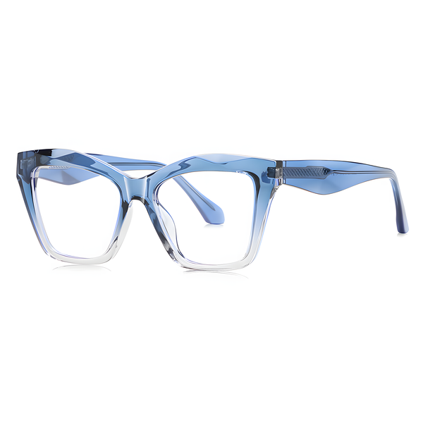 Women's TR90 Cat-Eye Large Frame Eyeglasses