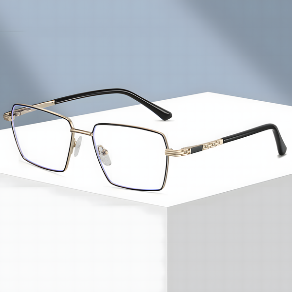 Men's Metal Square Glasses Frames