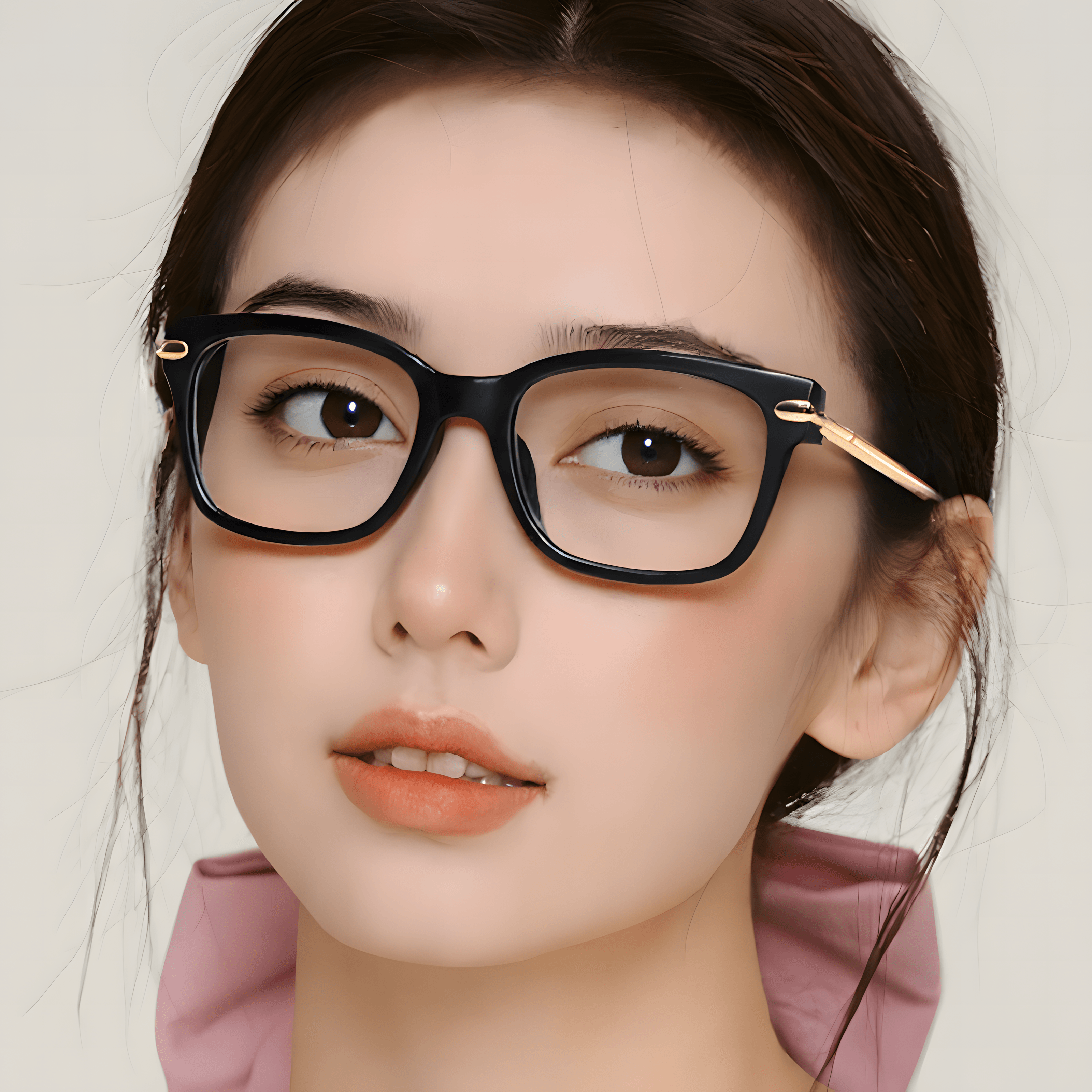 Women's TR90 Square Glasses Frames Secondary image
