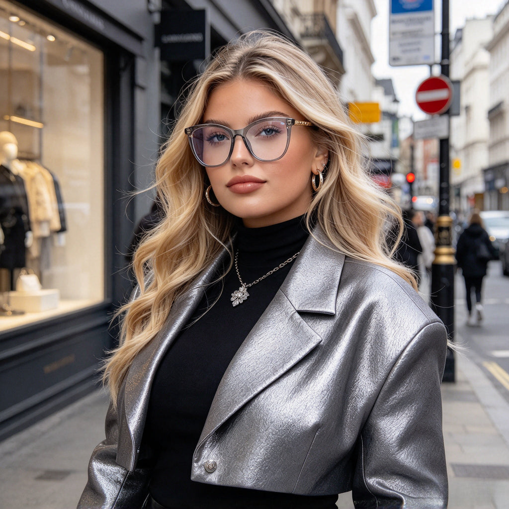 Women's TR90 Round Prescription Eyeglass Frames