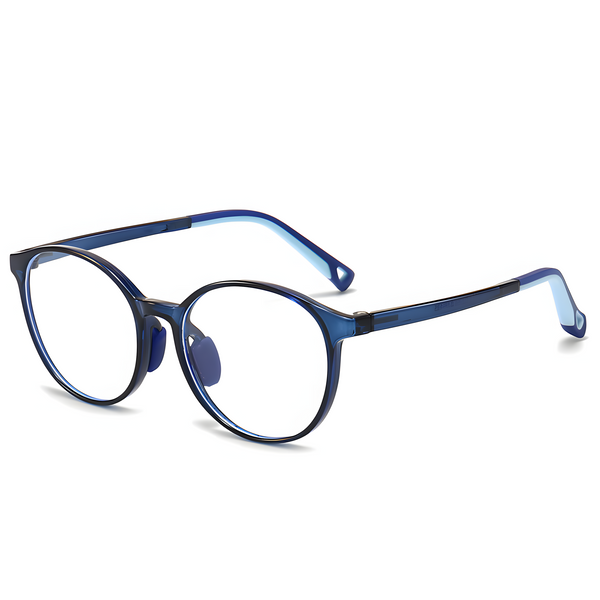 Kids Round TR90 Student Glasses – Flexible School Frame for Children Ages 6-14 |   IRISHARP