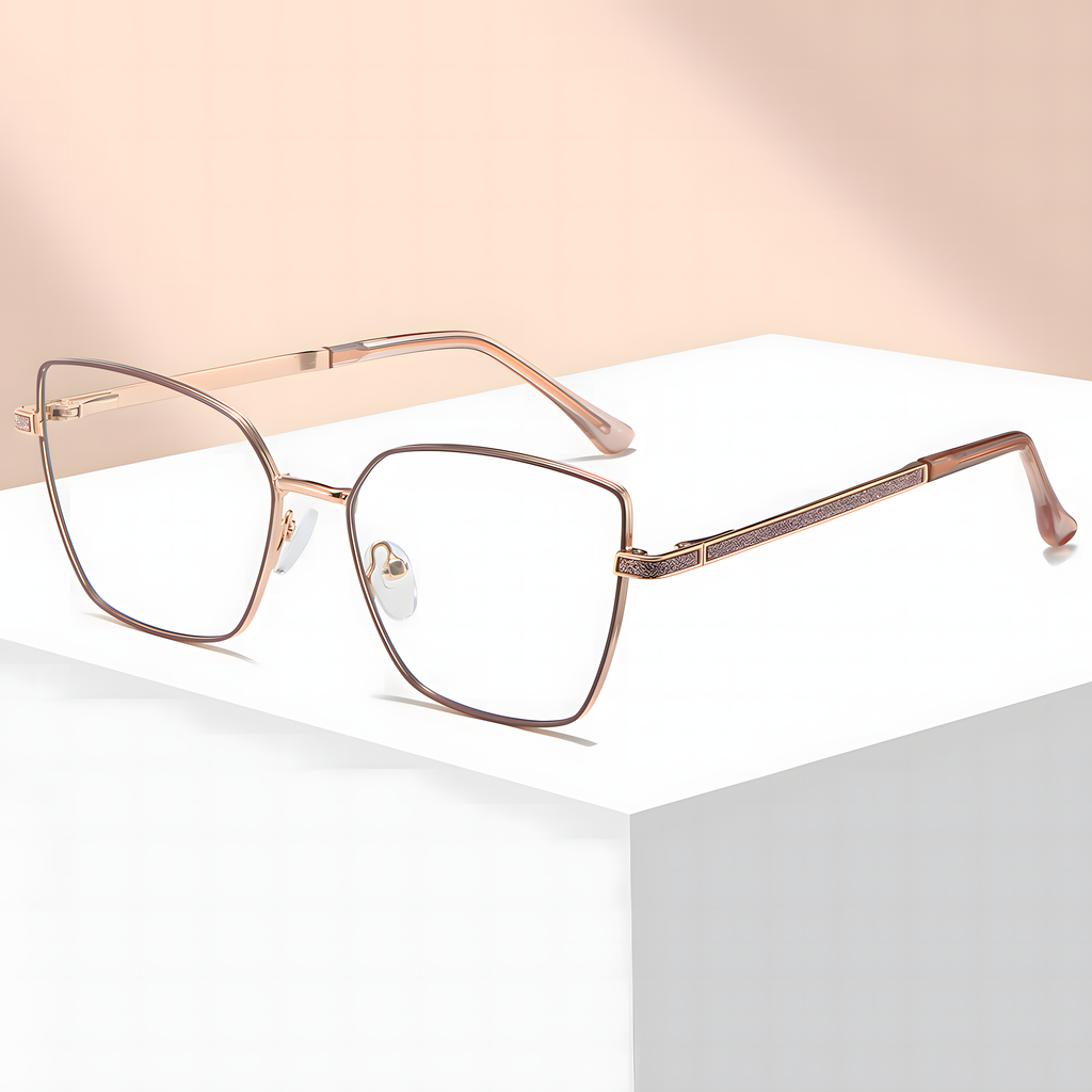 Women's Metal Fashion Glasses Frames