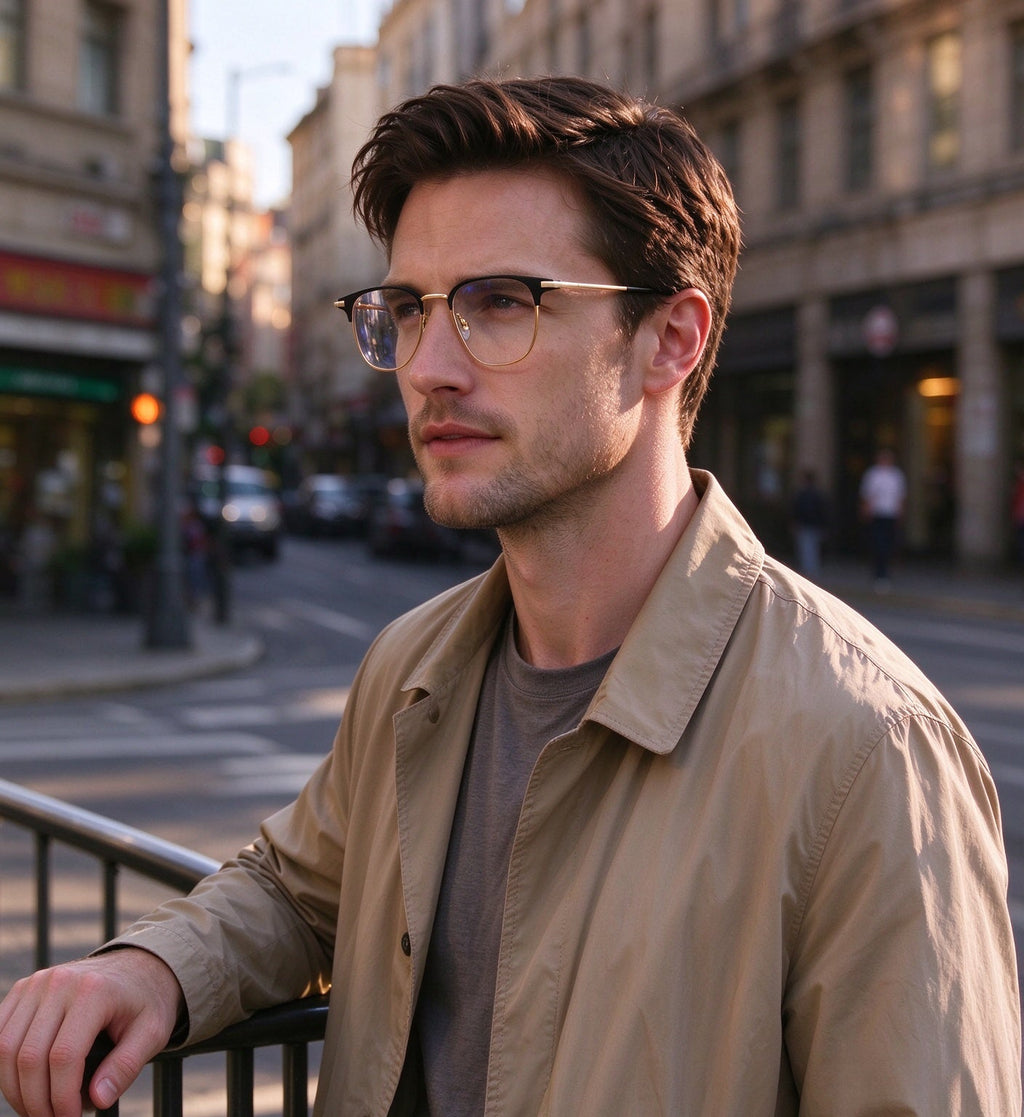 Business Men's Metal Eyeglass Frames
