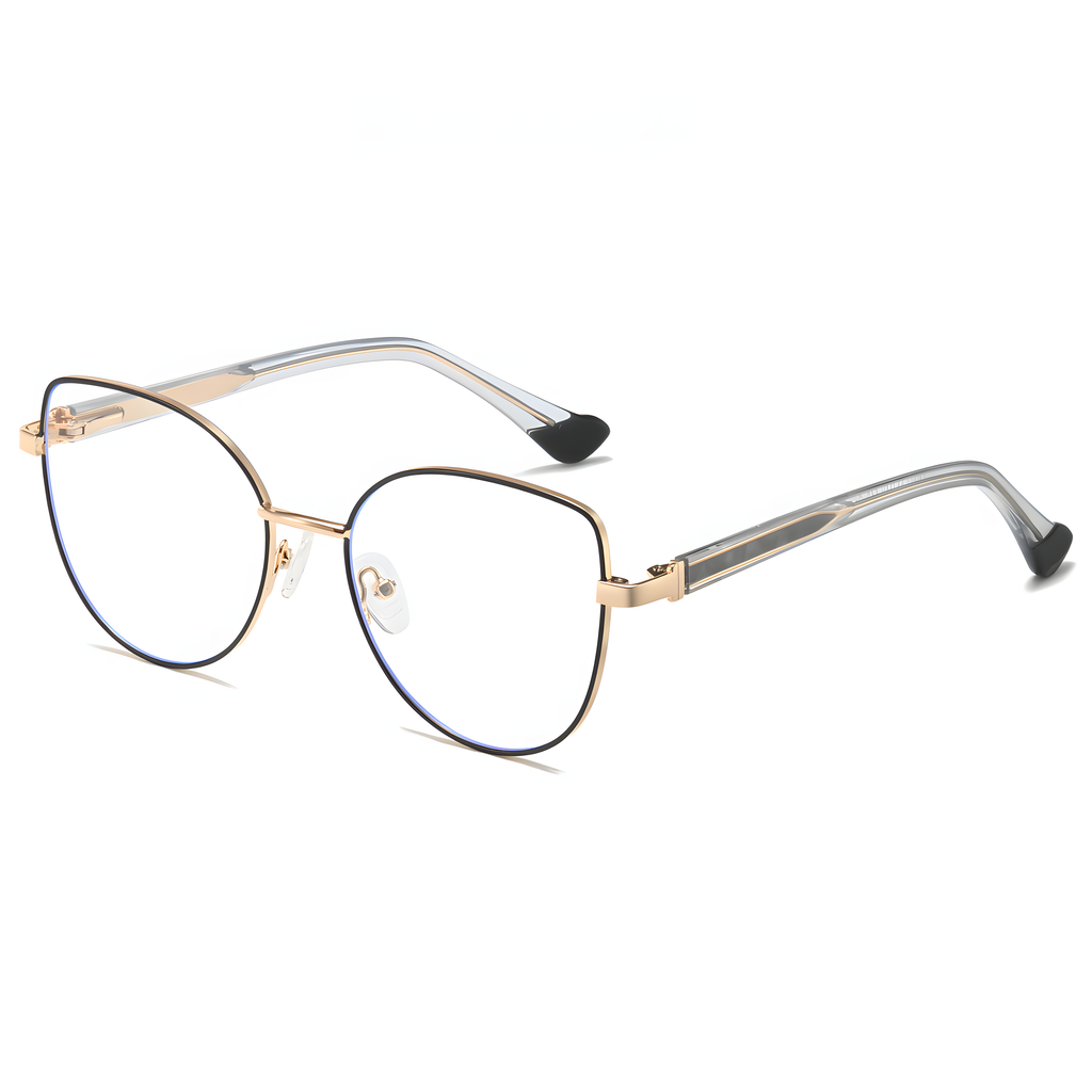 Women's Metal Cat-Eye Glasses Frames
