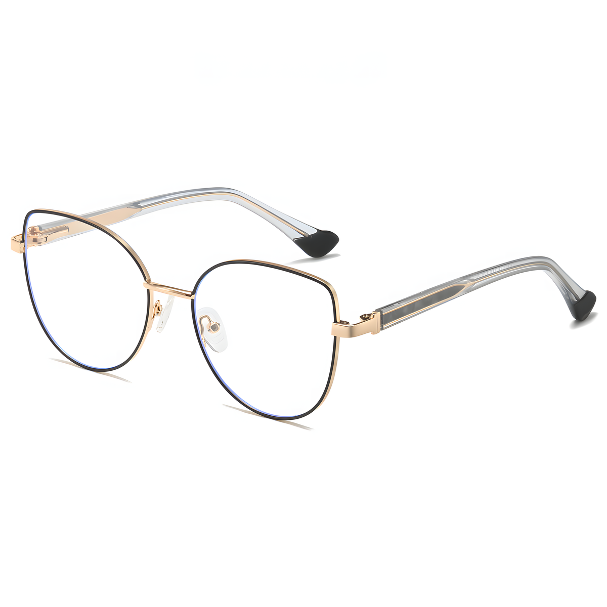 Women's Metal Cat-Eye Glasses Frames