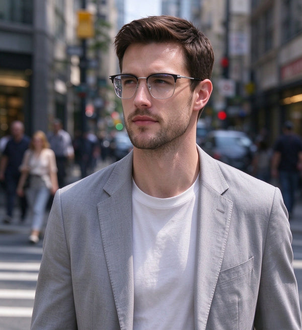 Business Men's Metal Eyeglass Frames