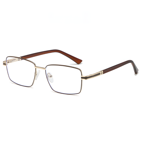 Men's Metal Square Glasses Frames