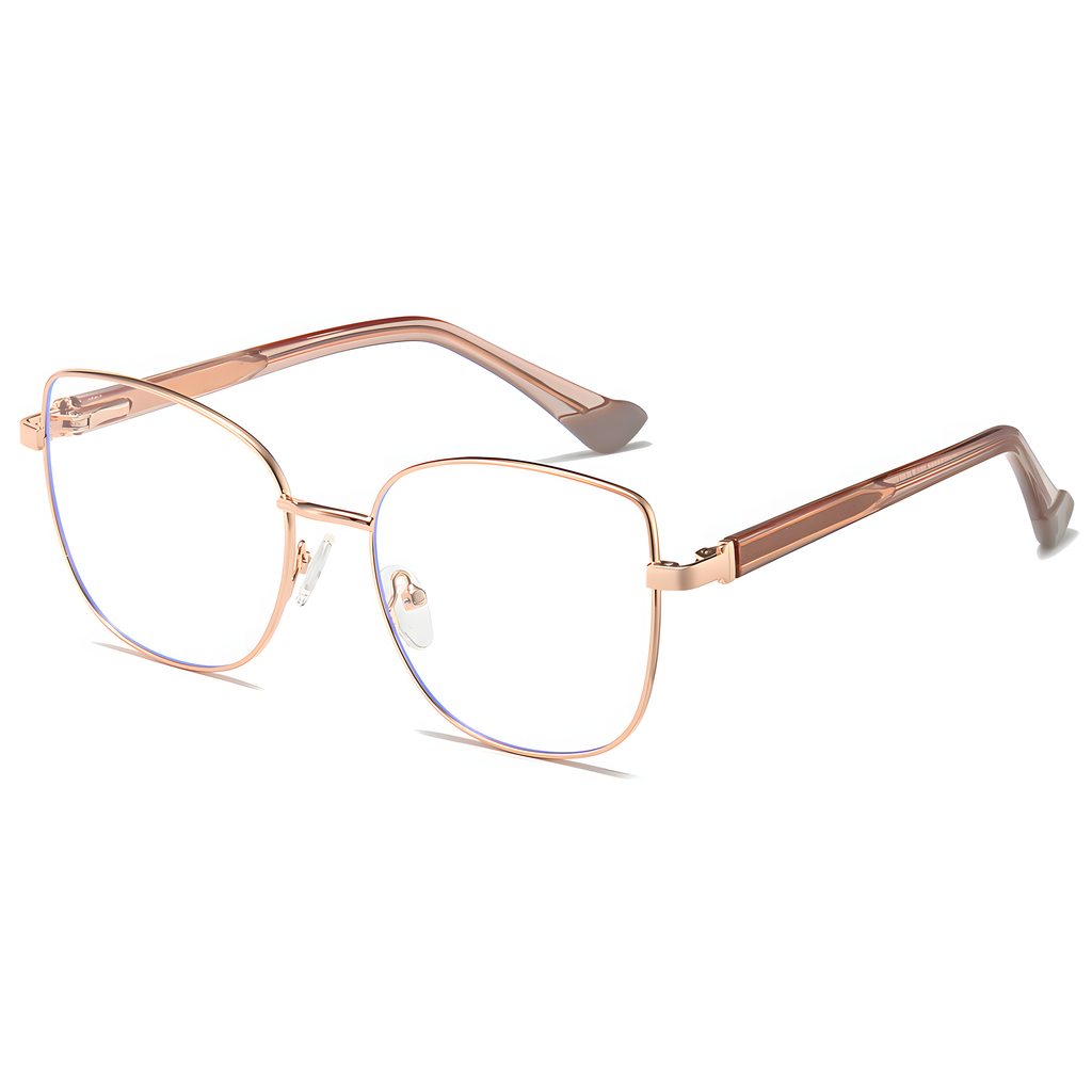 Women's Metal Cat-Eye Glasses Frames