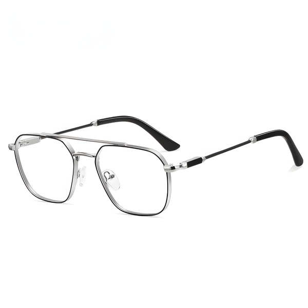 Unisex Metal Full-Rim Prescription Glasses Frames