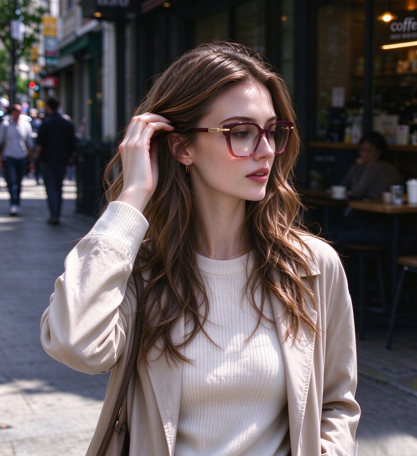 TR90 Trendy Eyeglass Frame Secondary image