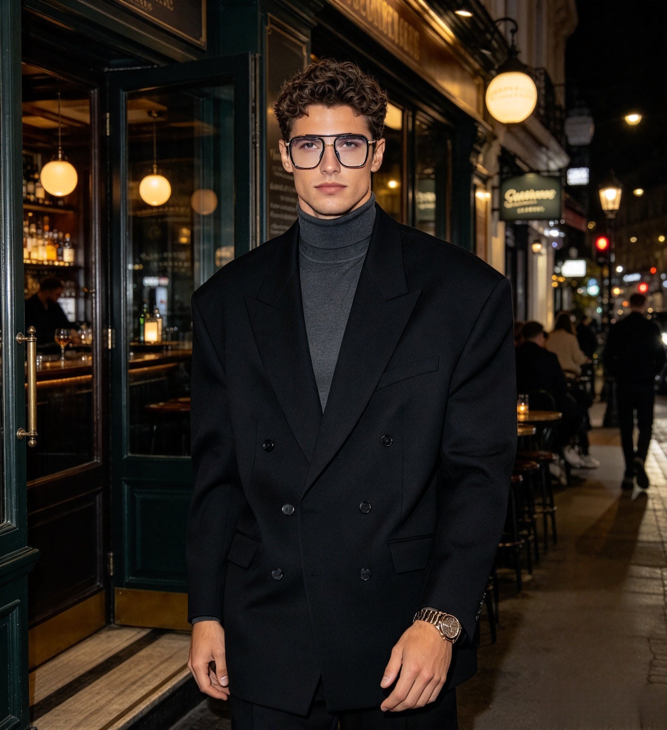 Fashion Men's Business Glasses Frames Secondary image