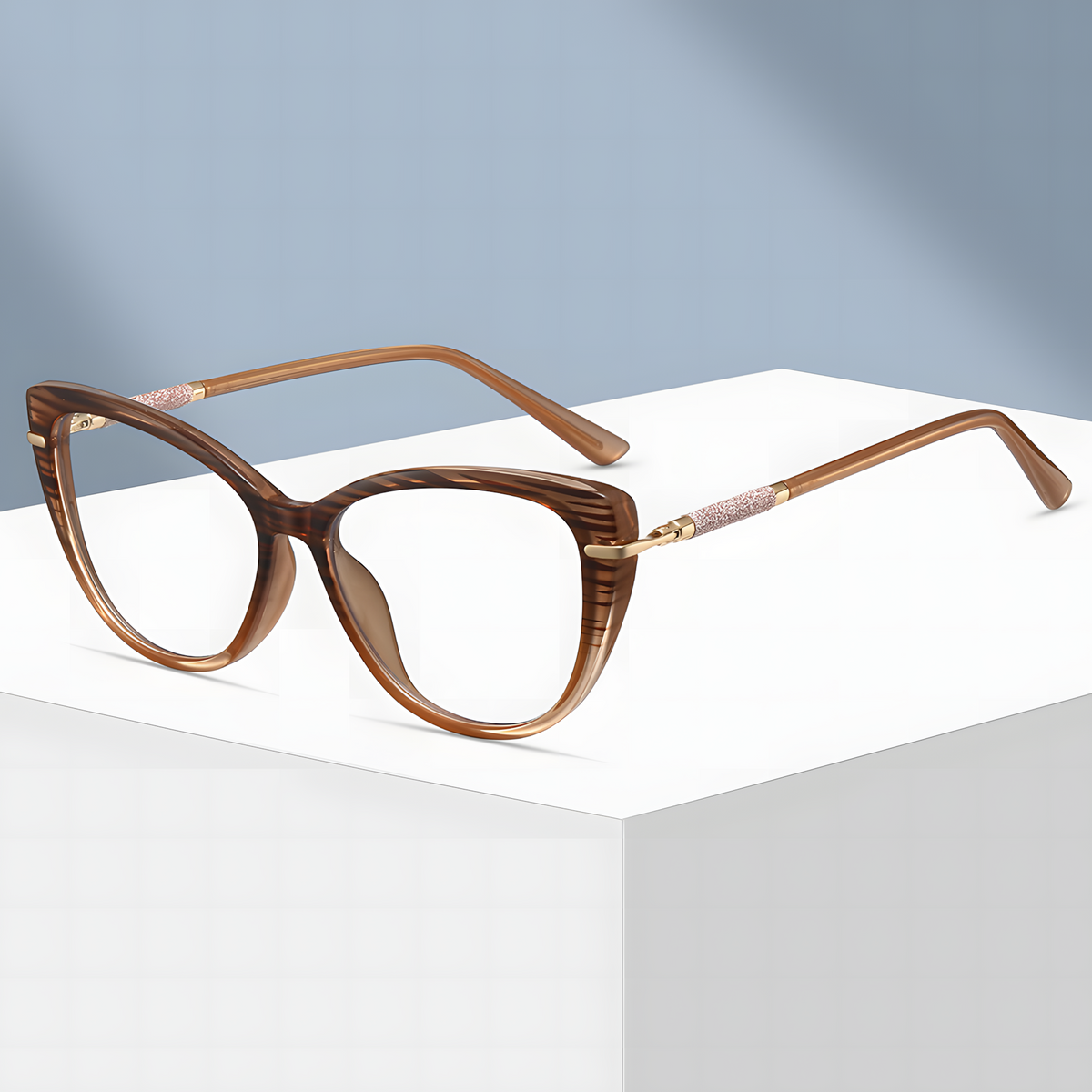 Women's Cat-eye TR90 Fashion Glasses |   Trendy Metal Frame for Women |   IRISHARP