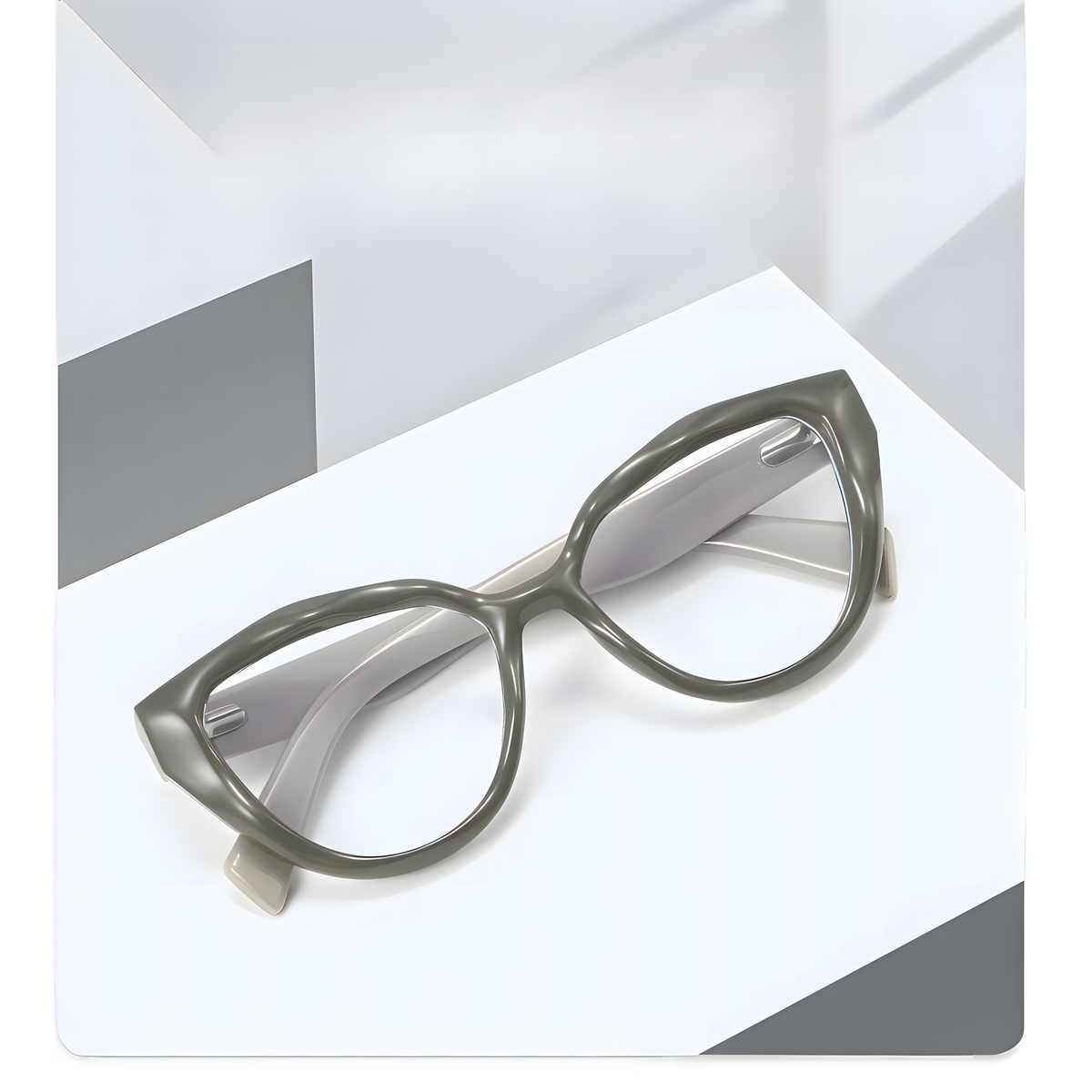 Vintage Cat-eye Small-frame Glasses