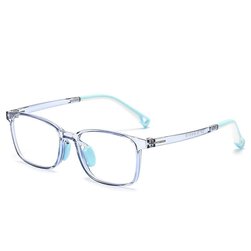 TR90 Square Frame Kids Glasses Ages 8-16 - 13.8g Lightweight Frame Only