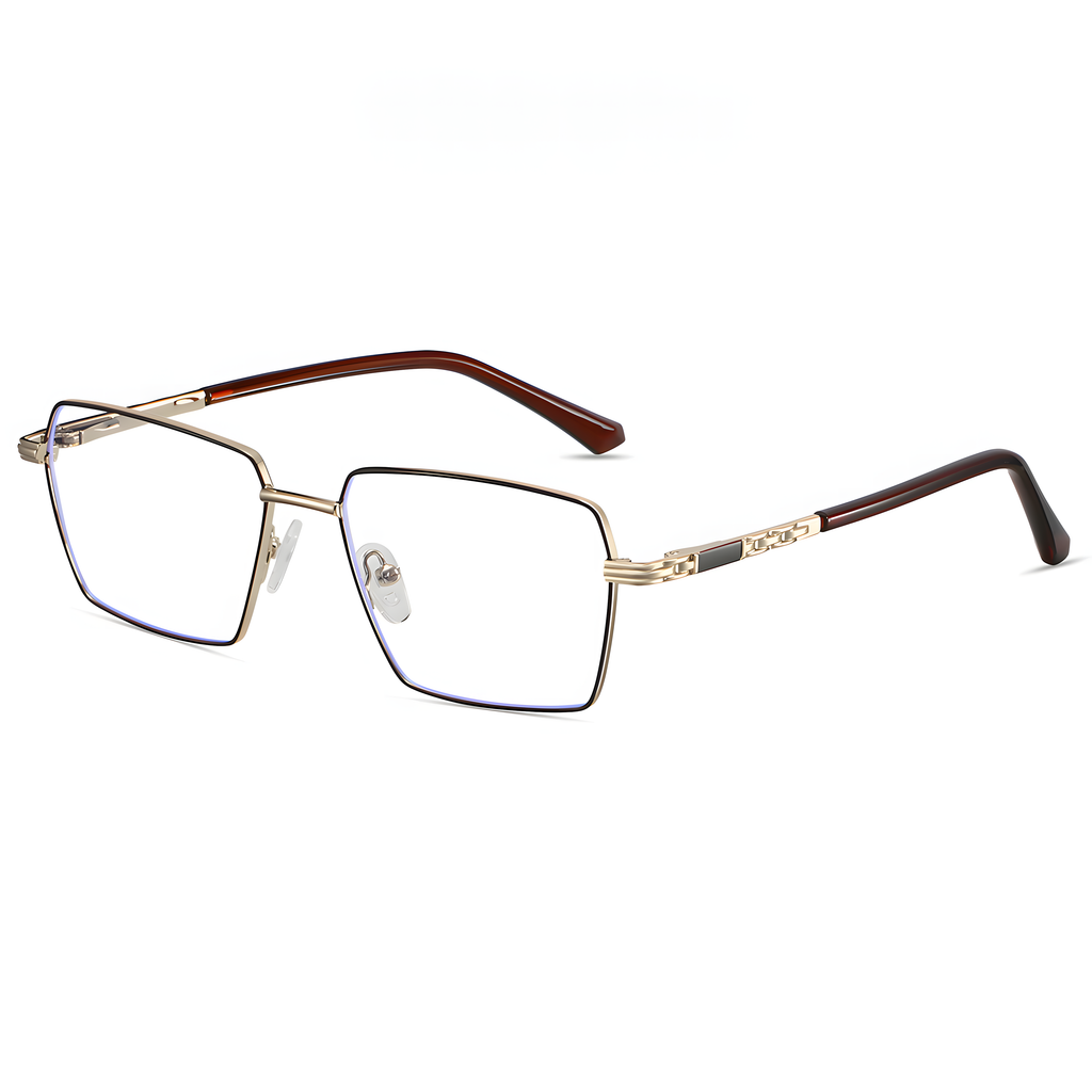 Men's Metal Square Glasses Frames