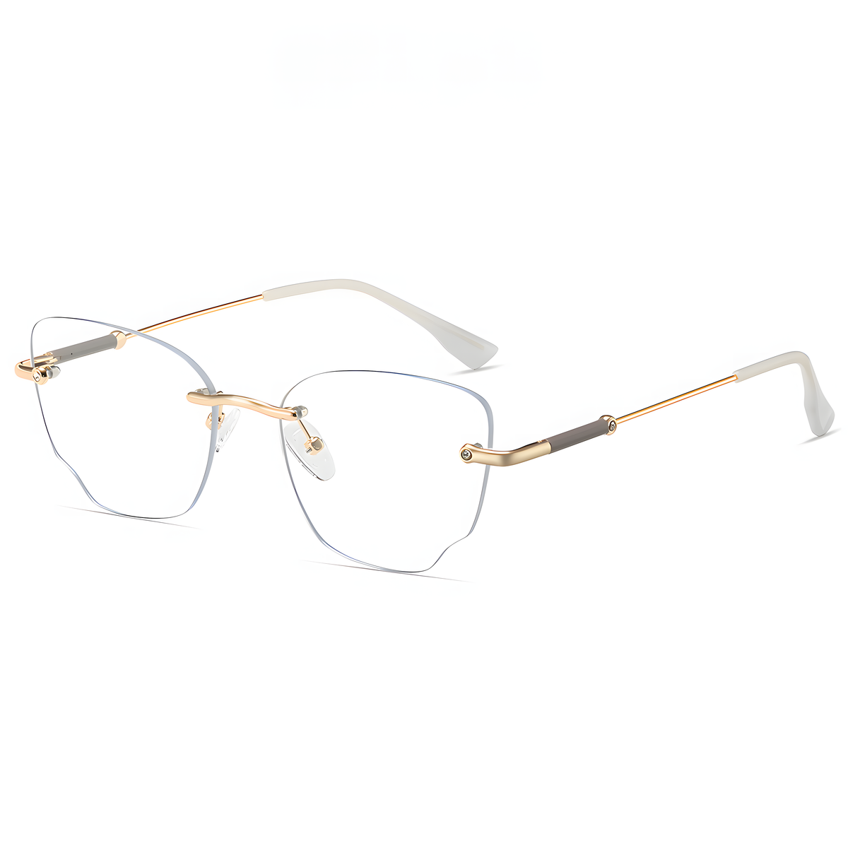 Women's Rimless Retro Glasses Frames