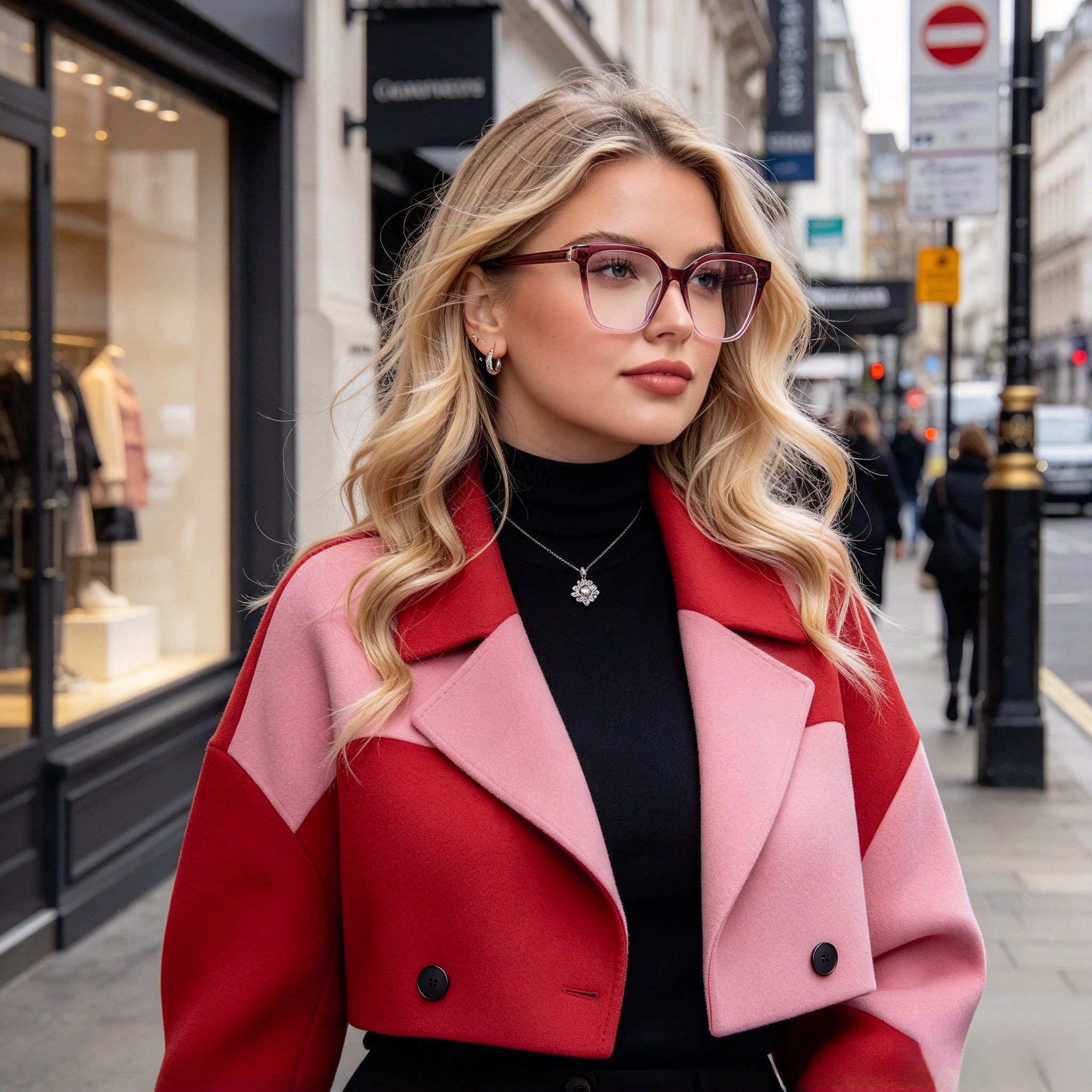 Women's TR90 Personality Eyeglass Frames Secondary image
