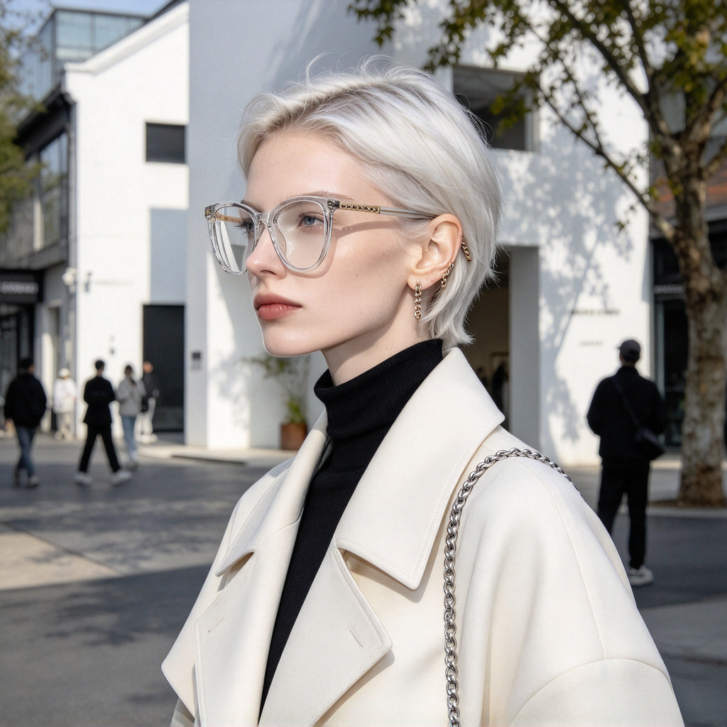 Women's TR90 Round Prescription Eyeglass Frames