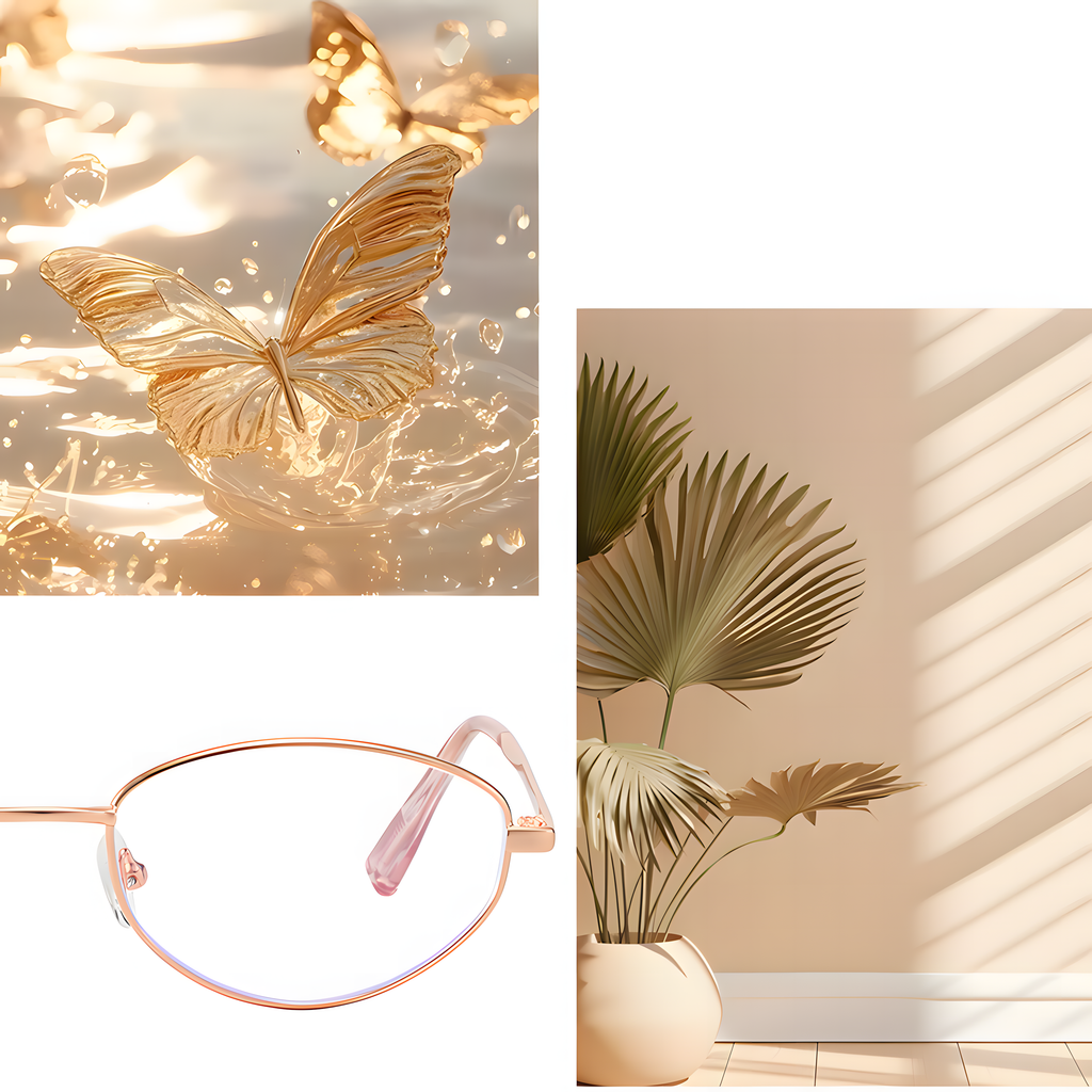Women's Retro Metal Glasses Frames
