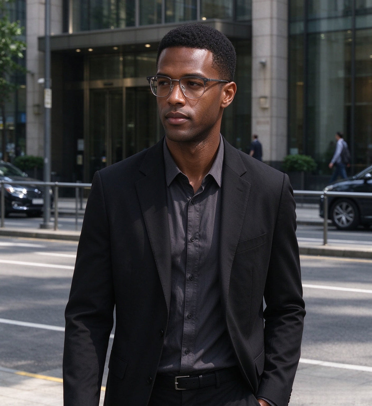 Men's Metal Full-rim Glasses