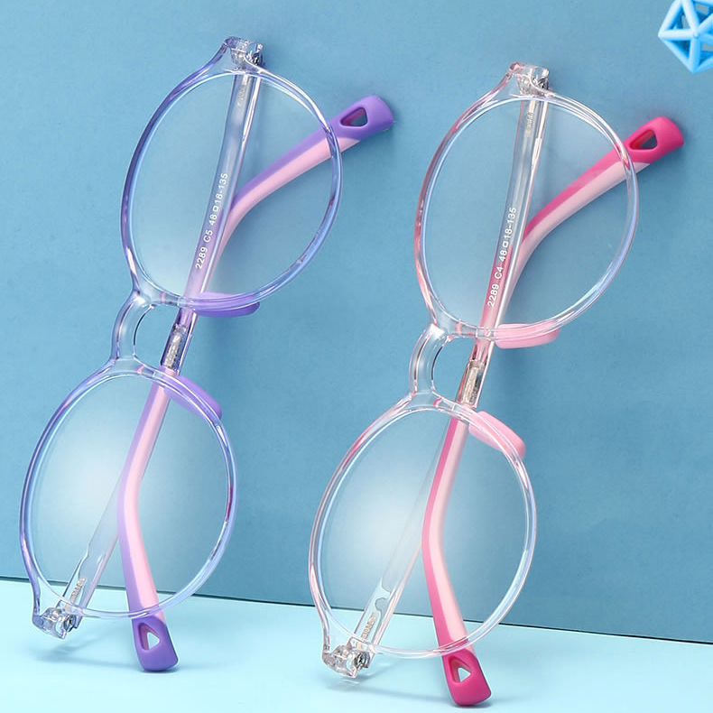 Kids Blue Light Blocking Glasses - Round TR90 Frame for Screen Time |   IRISHARP