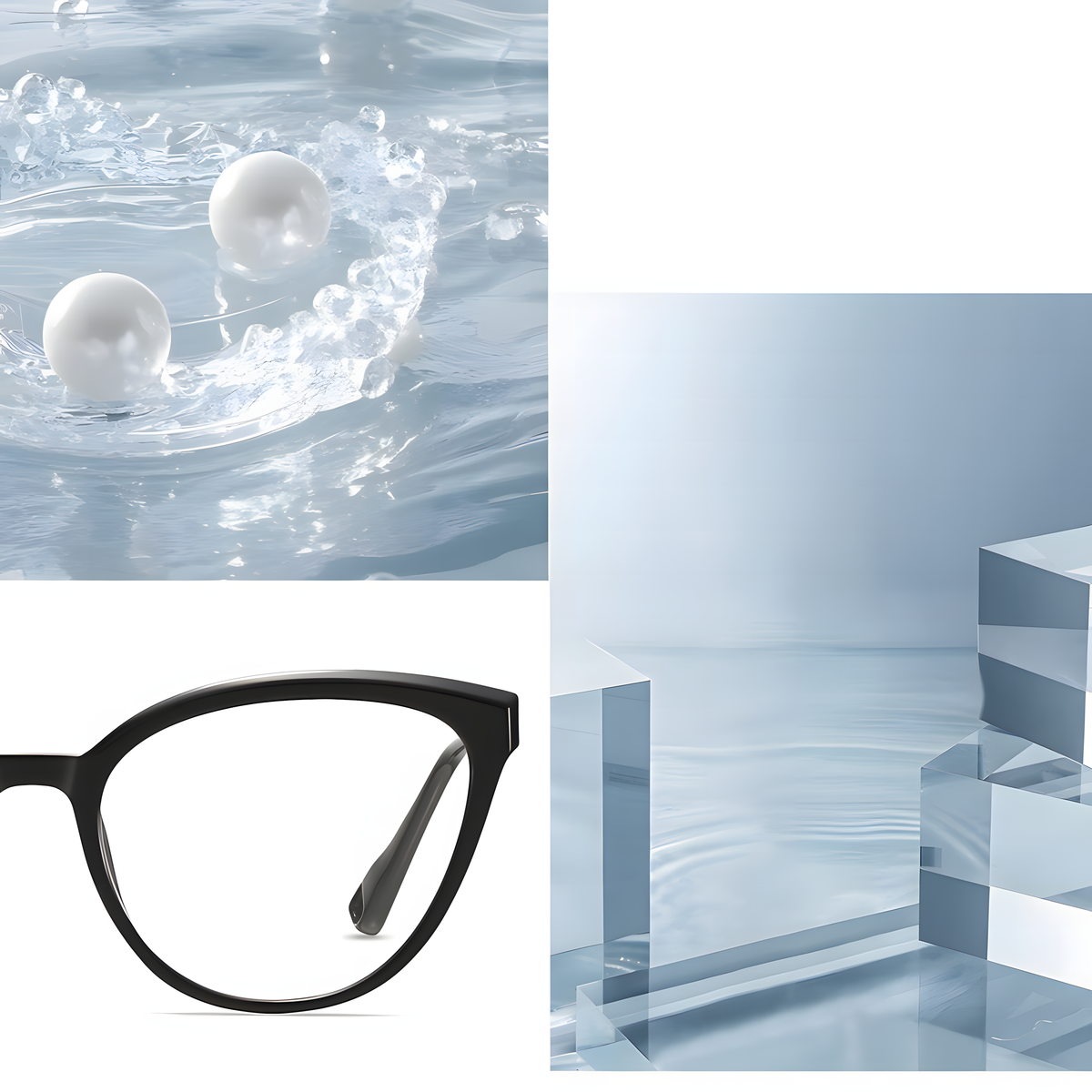 Women's TR90 Cat-Eye Rx Glasses Frames