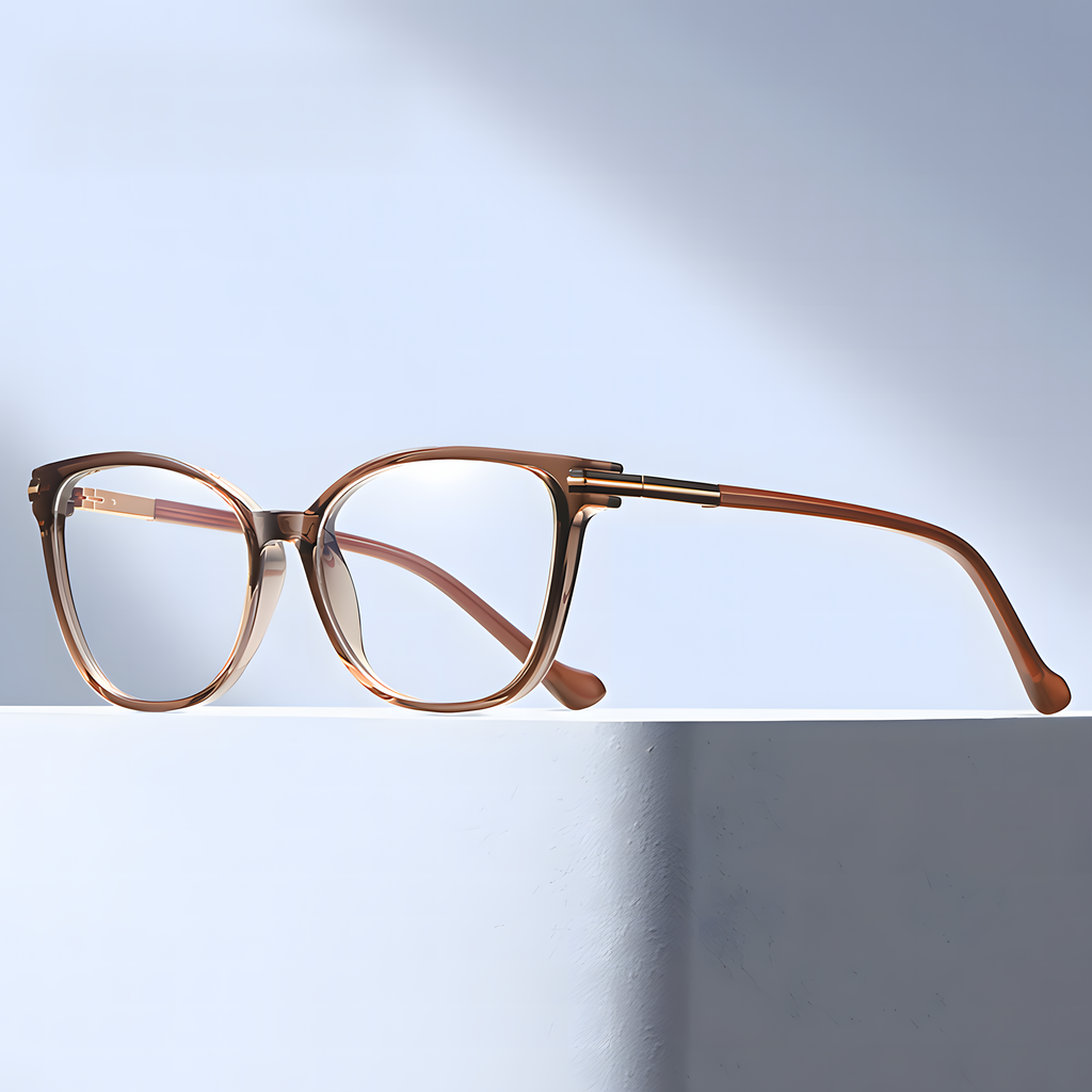 Women's Retro Black Round Eyeglass Frames