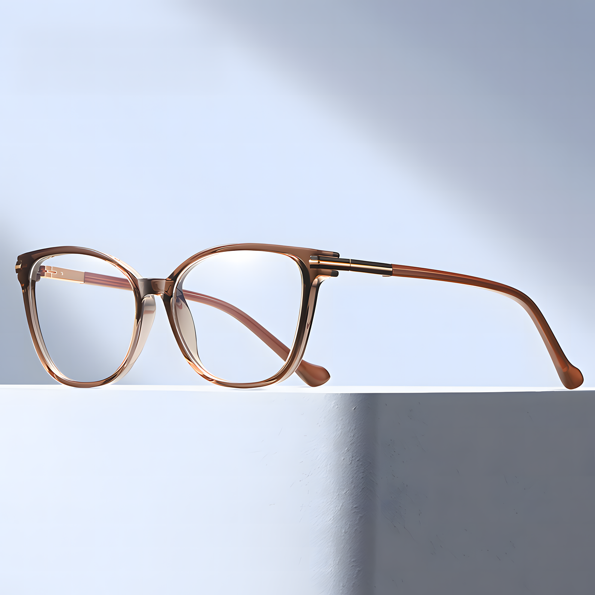 Women's Retro Black Round Eyeglass Frames