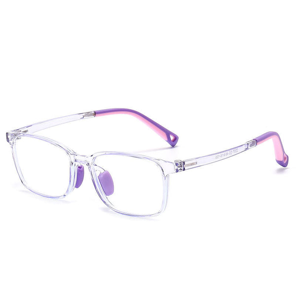TR90 Square Frame Kids Glasses Ages 8-16 - 13.8g Lightweight Frame Only
