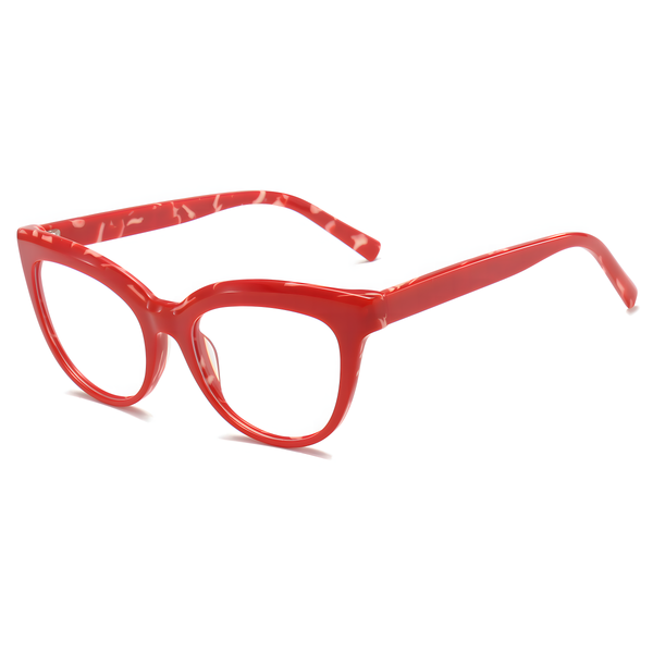 Women's Cat-Eye Two-Tone Glasses Frames