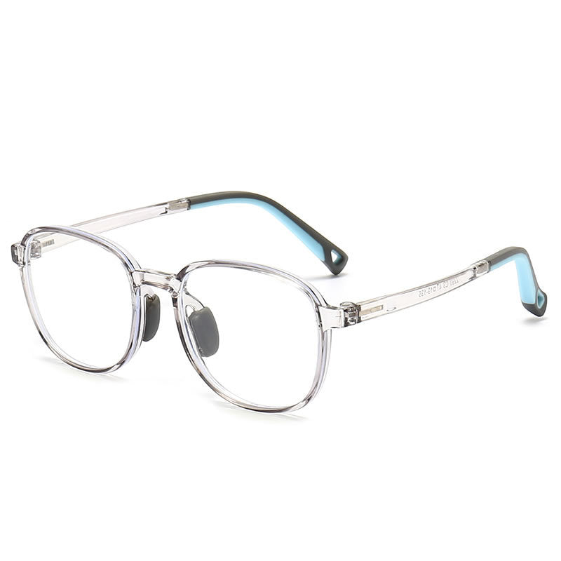 Kids Blue Light Round Glasses – Large Flexible TR90 Frame for Children |   IRISHARP