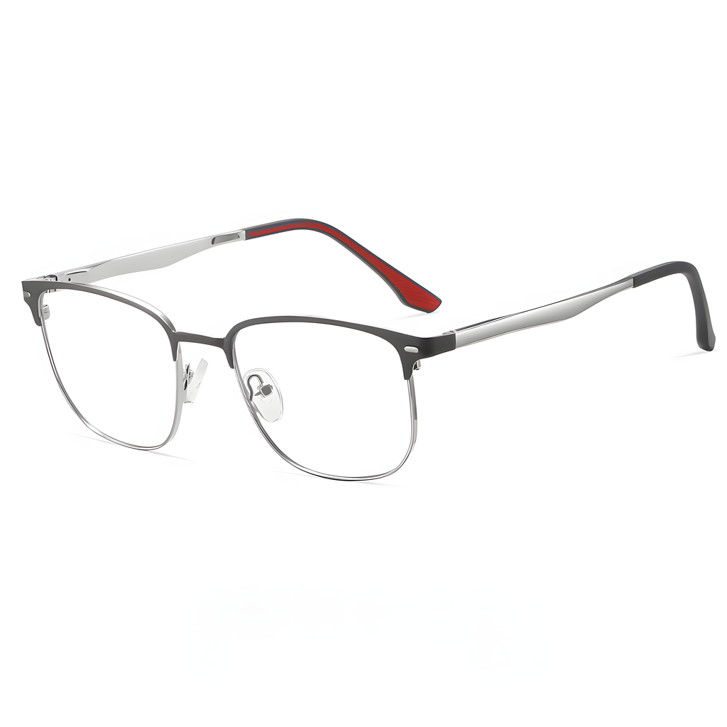 Men's Metal Full-rim Glasses