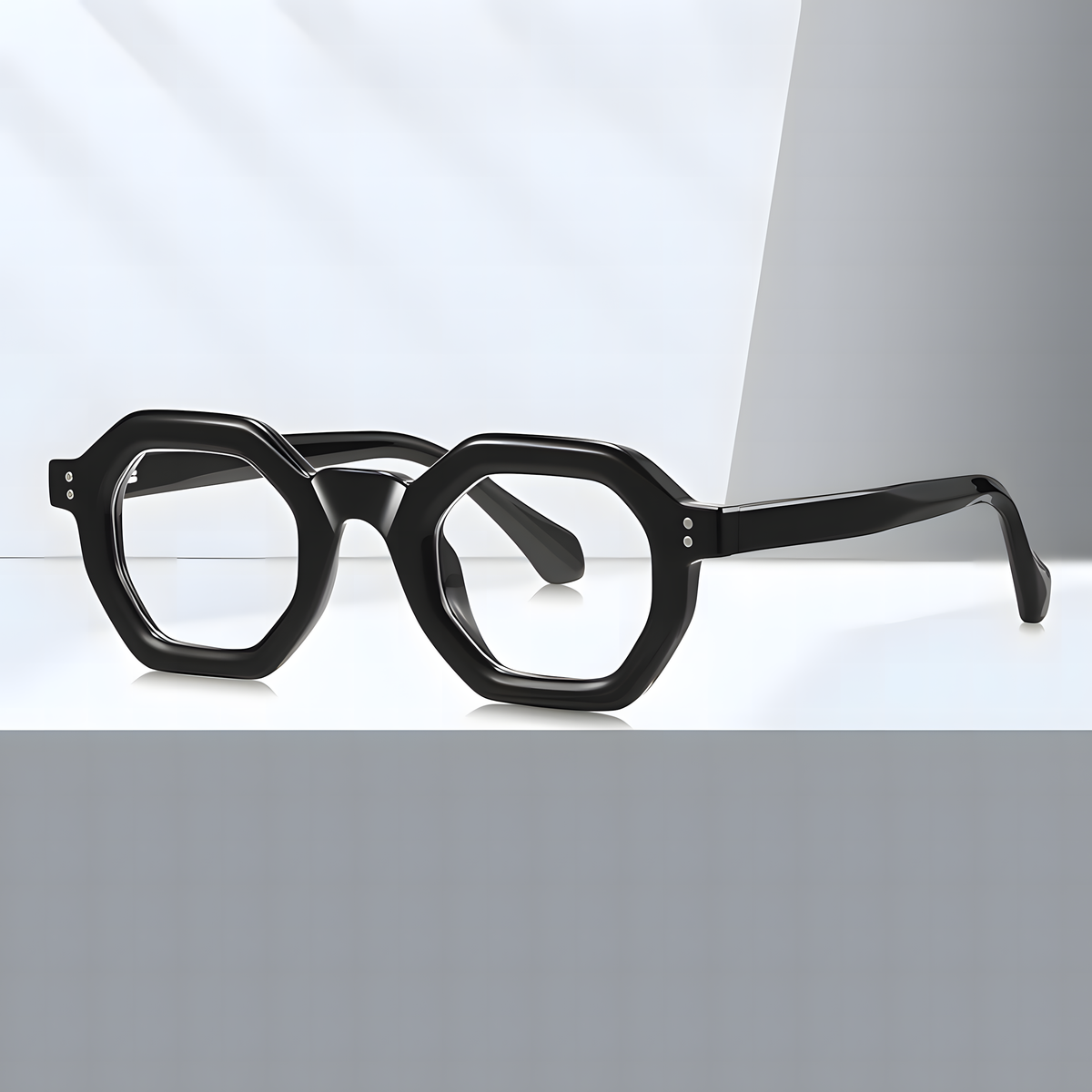 Men's TR90 Hexagon Glasses Frames
