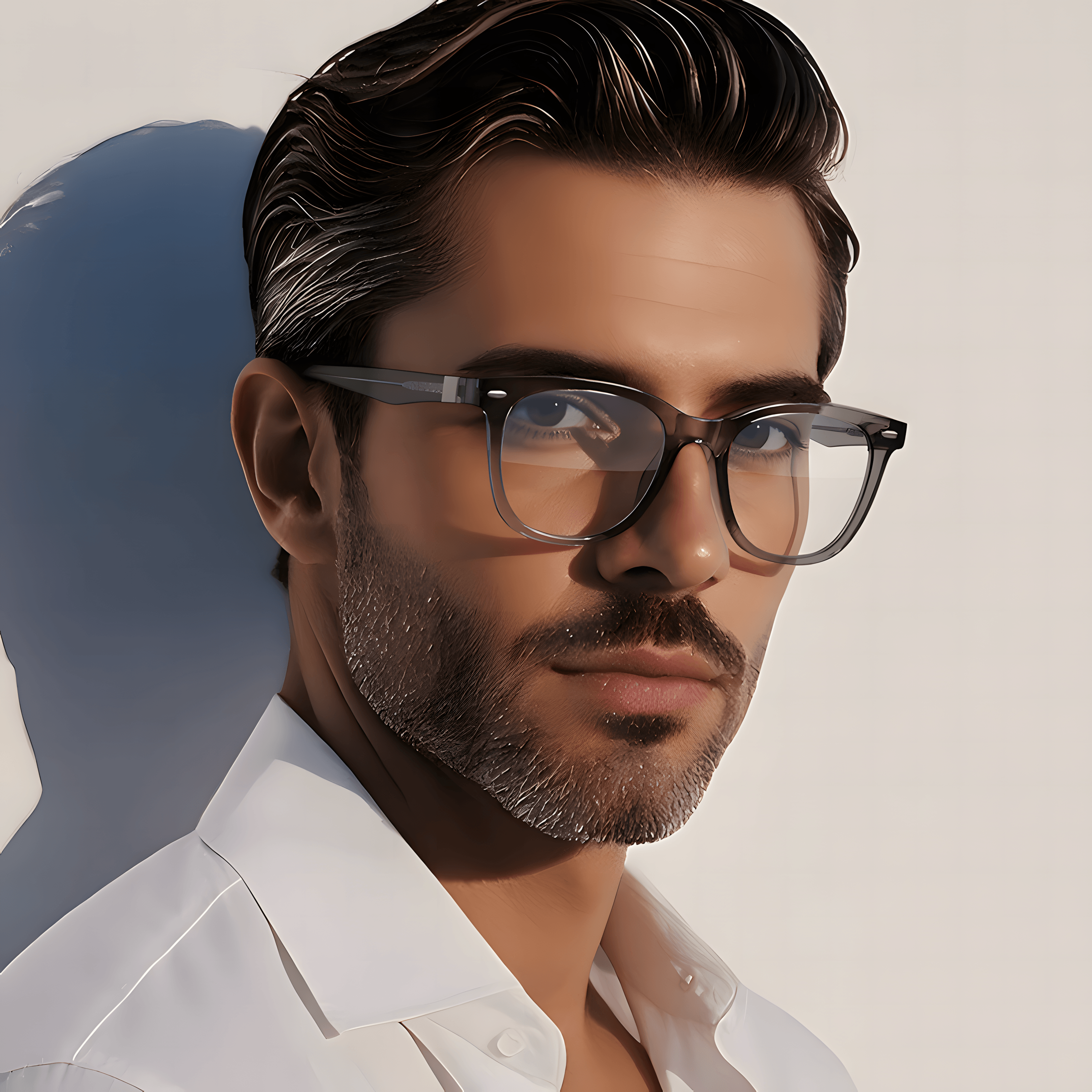 Men's TR90 Business Glasses Frames Secondary image