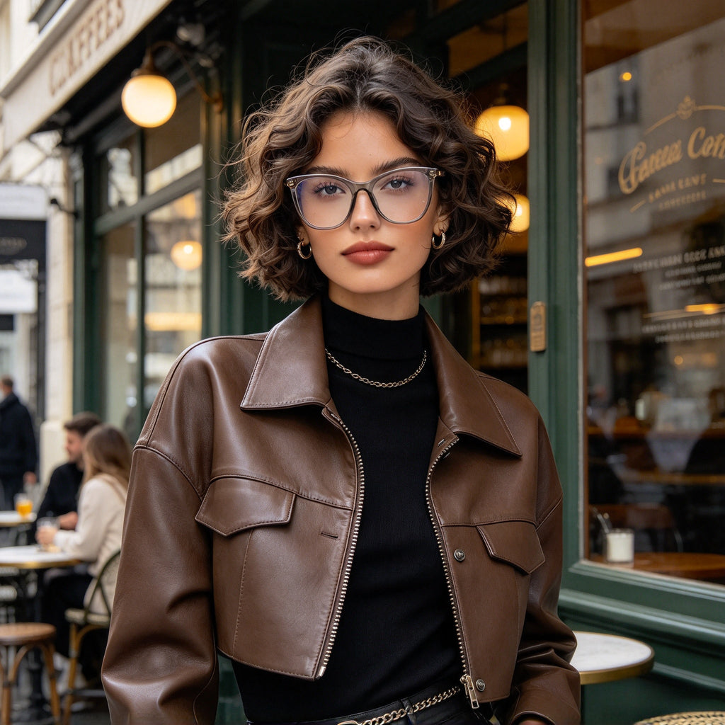 Women's TR90 Round Prescription Eyeglass Frames