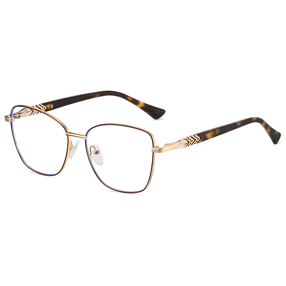 Women's Metal Cat-Eye Glasses Frames