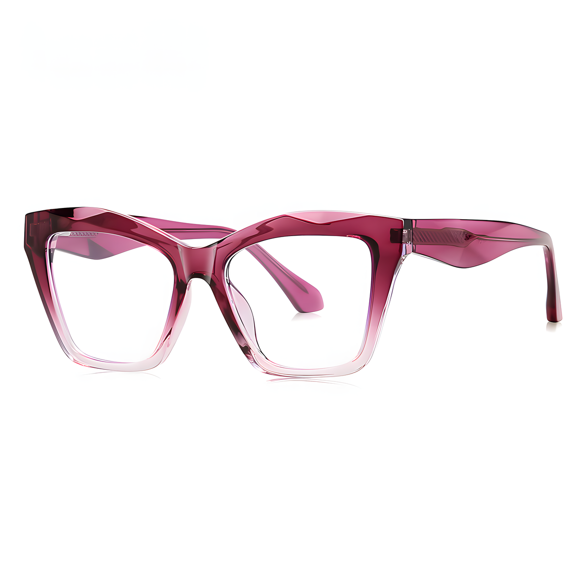 Women's TR90 Cat-Eye Large Frame Eyeglasses