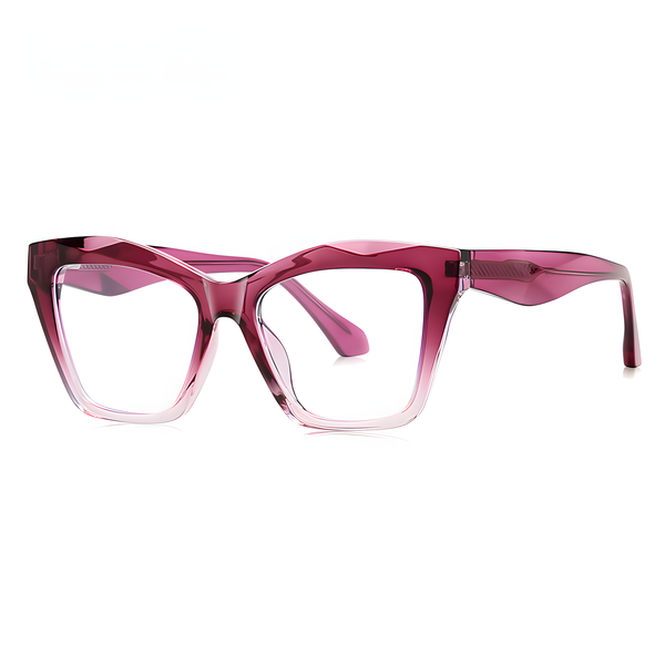 Women's TR90 Cat-Eye Large Frame Eyeglasses