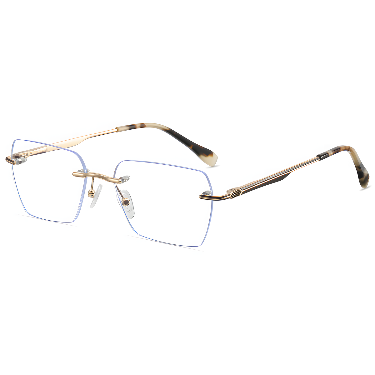 Men's Ultra-Light Rimless Glasses Frames Main image