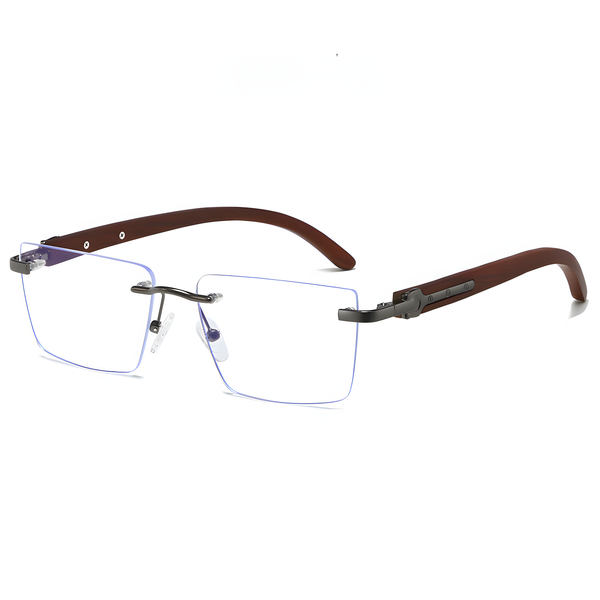 Men's Metal Rimless Glasses Frames