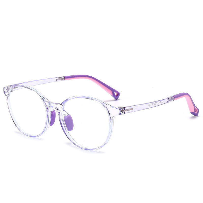 Kids Round TR90 Student Glasses – Flexible School Frame for Children Ages 6-14 |   IRISHARP