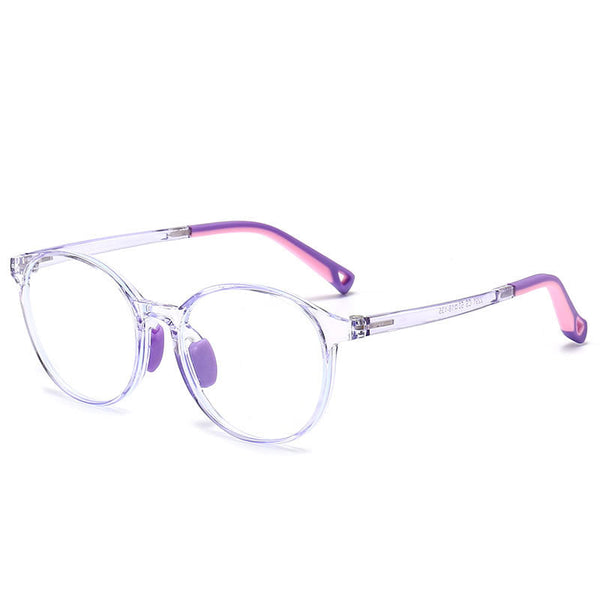 Kids Round TR90 Student Glasses – Flexible School Frame for Children Ages 6-14 |   IRISHARP